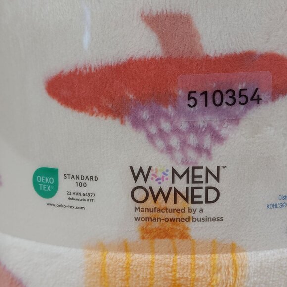 The Big One Oversized Plush Throw Blanket 5ft x 6ft Up Mushroom Fall Snail - Picture 8 of 9